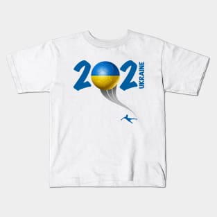 Ukraine Euro Soccer 2021 Kids T-Shirt